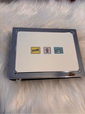 NEW Silver Trim Pet Photo Album Colorful Dog Icons